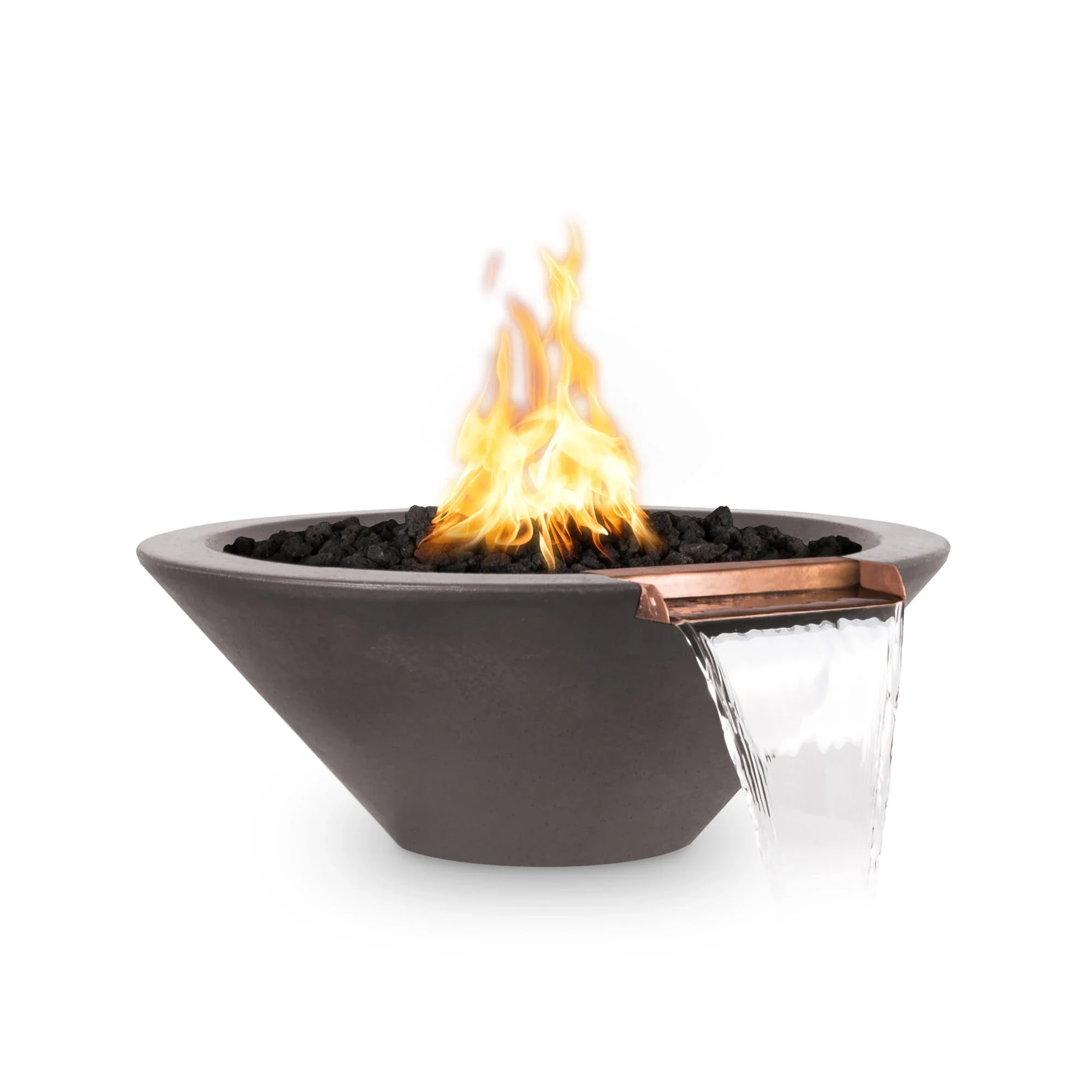 The Outdoor Plus Concrete Propane Gas Cazo Fire & Water Bowl - Image 5