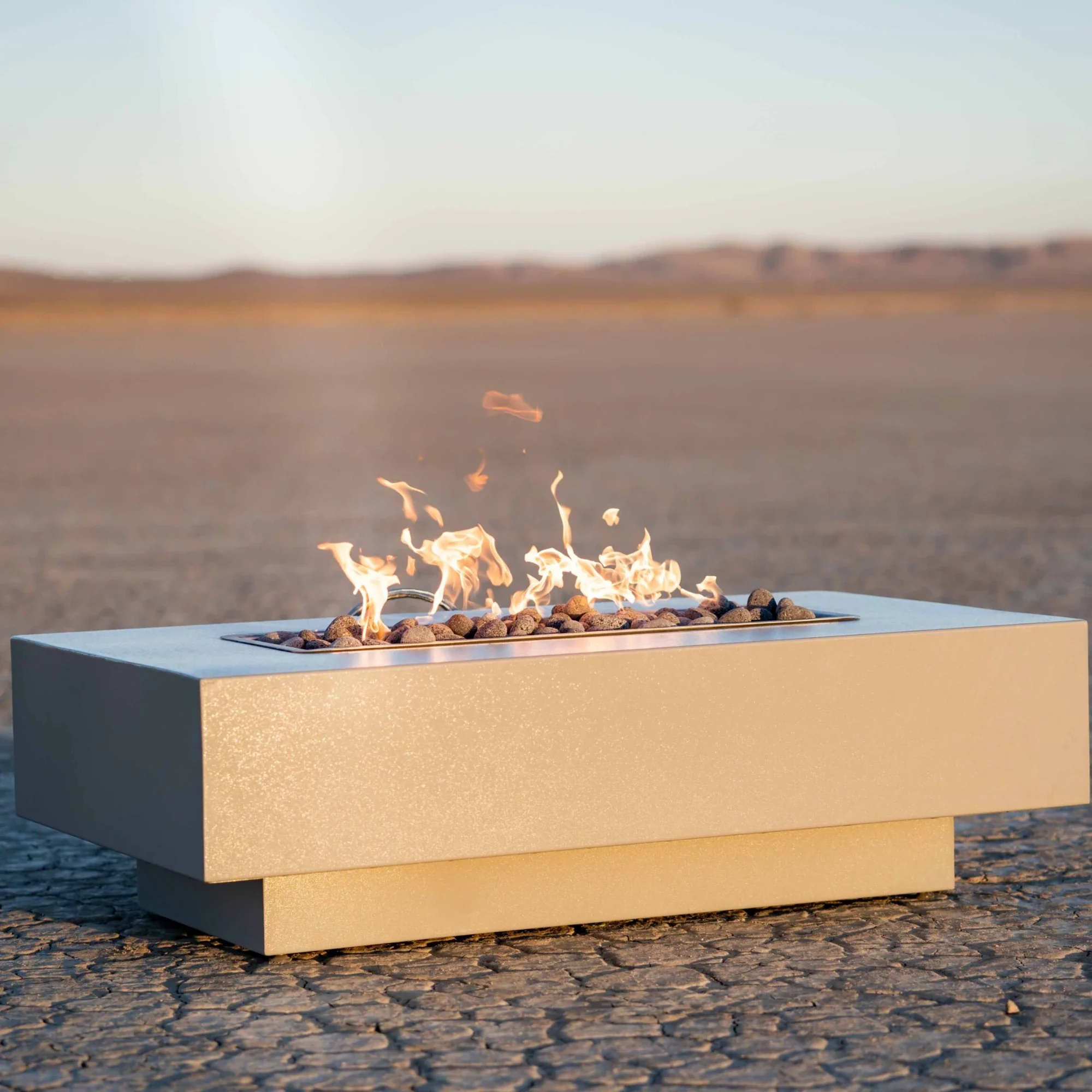 The Outdoor Plus Coronado Rectangular Natural Gas Fire Pit - Image 7