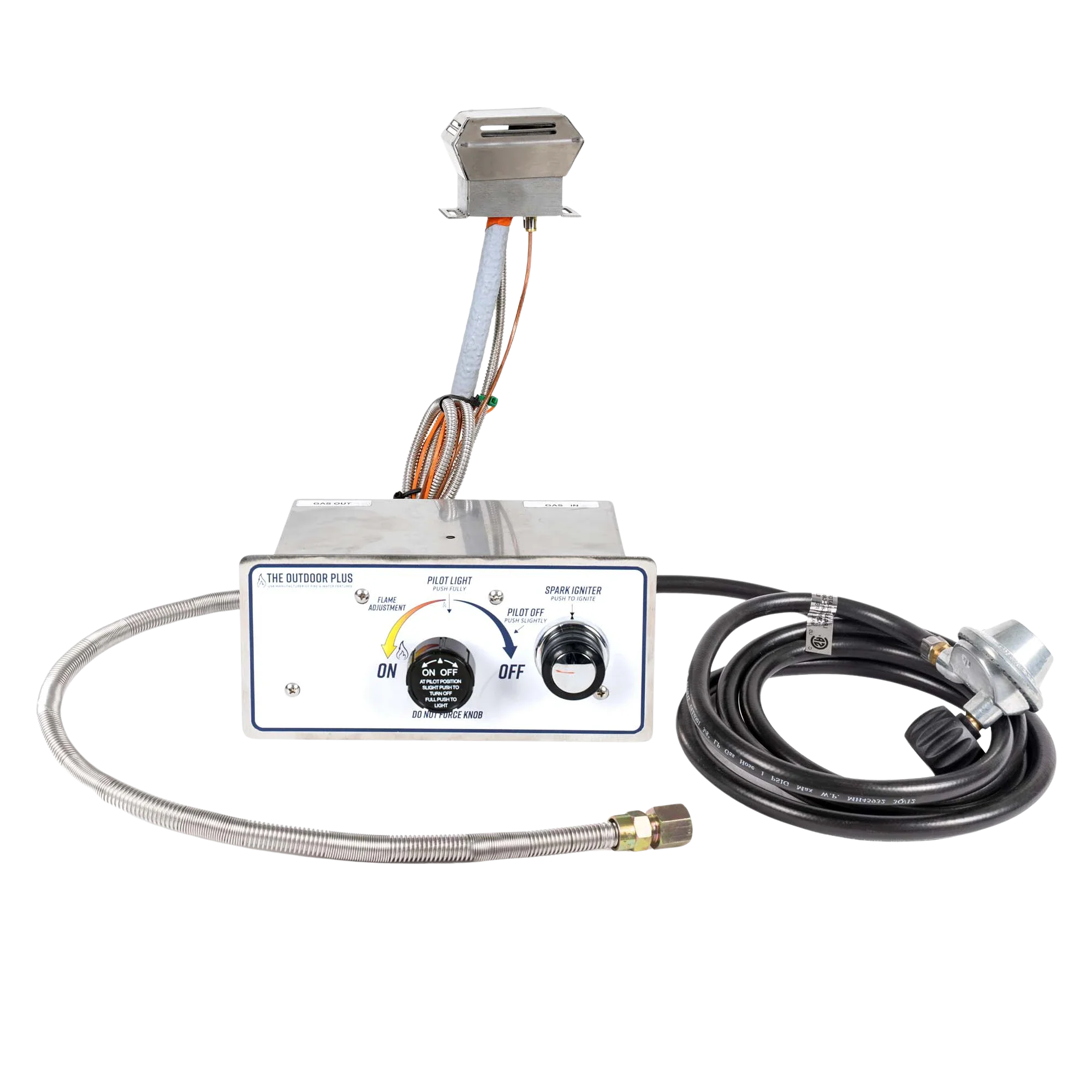The Outdoor Plus Flame Sense with Spark Ignition