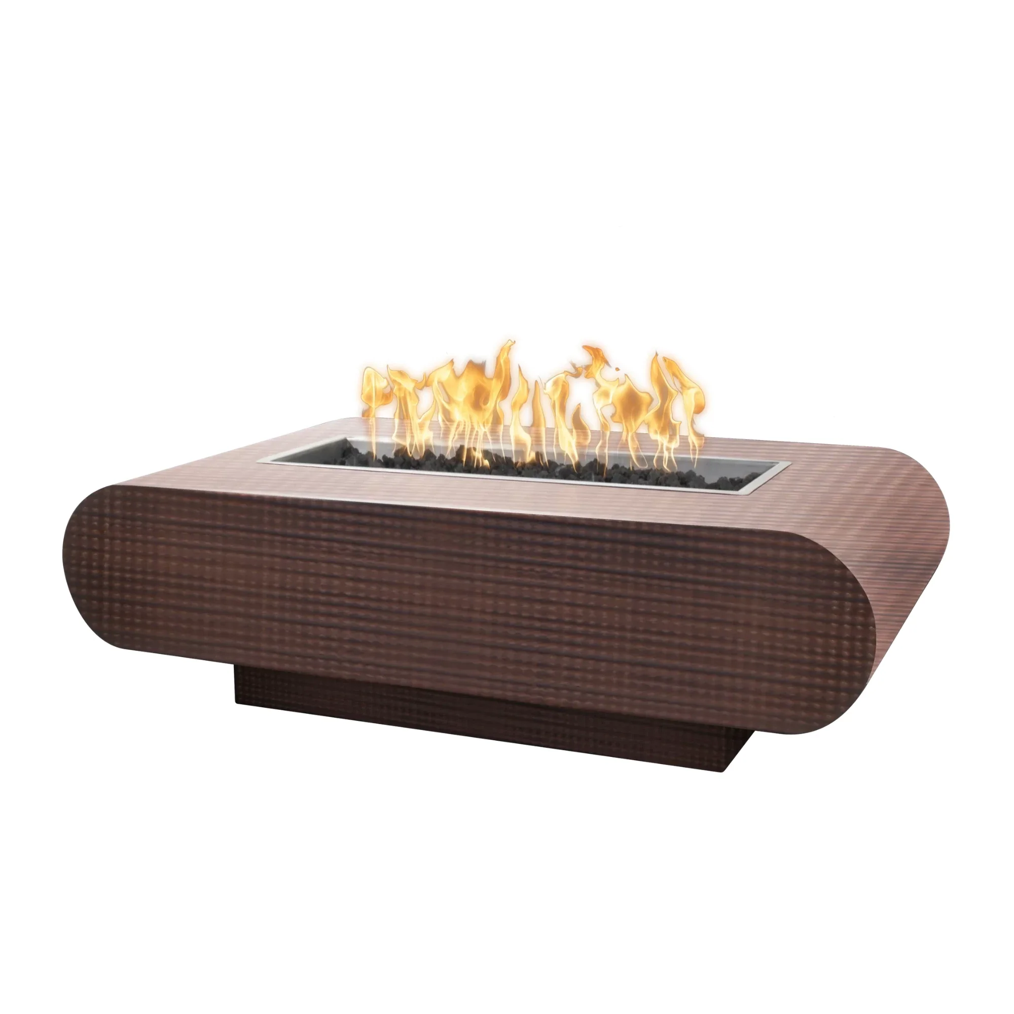 The Outdoor Plus La Jolla Liquid Propane Fire Pit Metal Collection