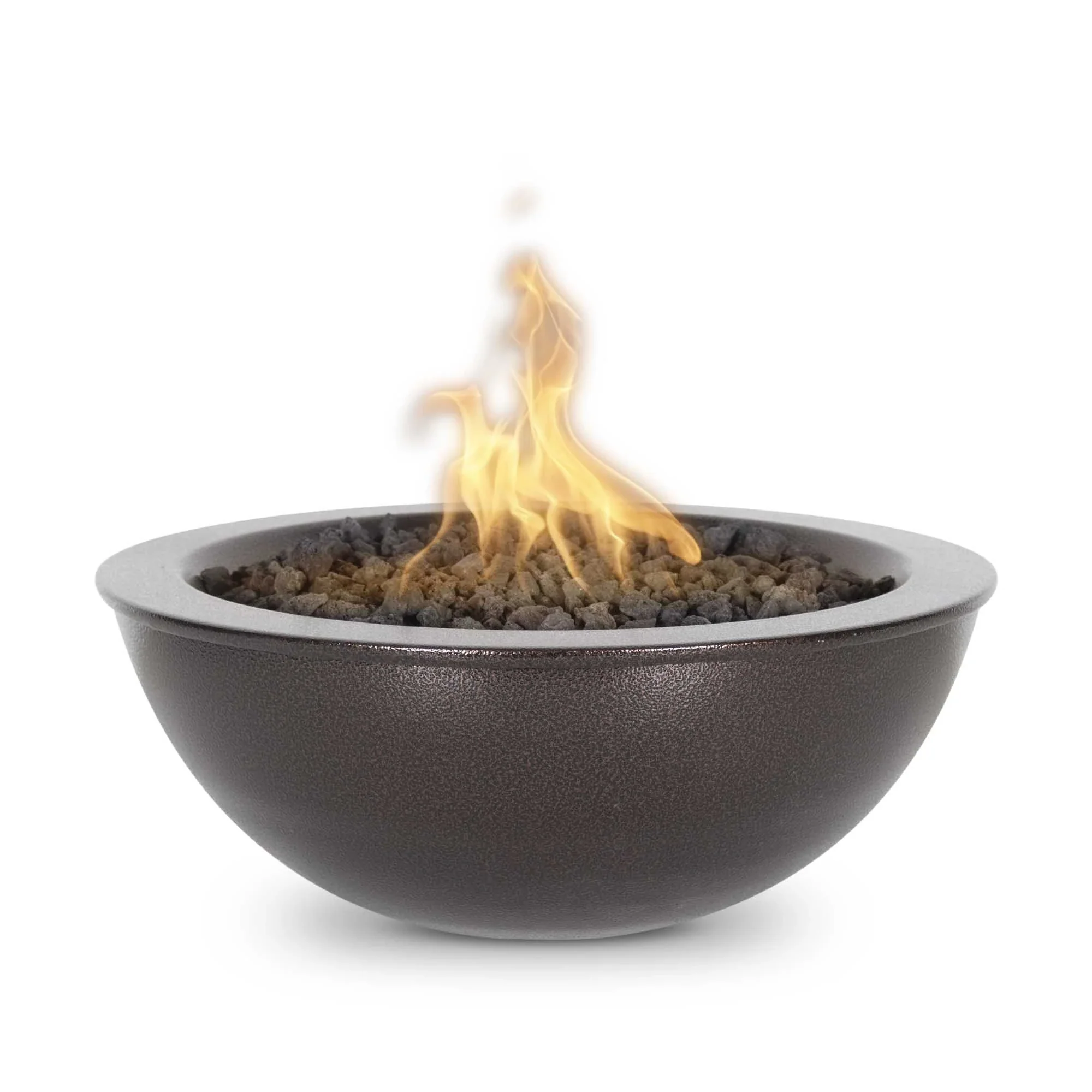 The Outdoor Plus Metal Powder Coat Sedona Propane Gas Fire Bowl - Image 5