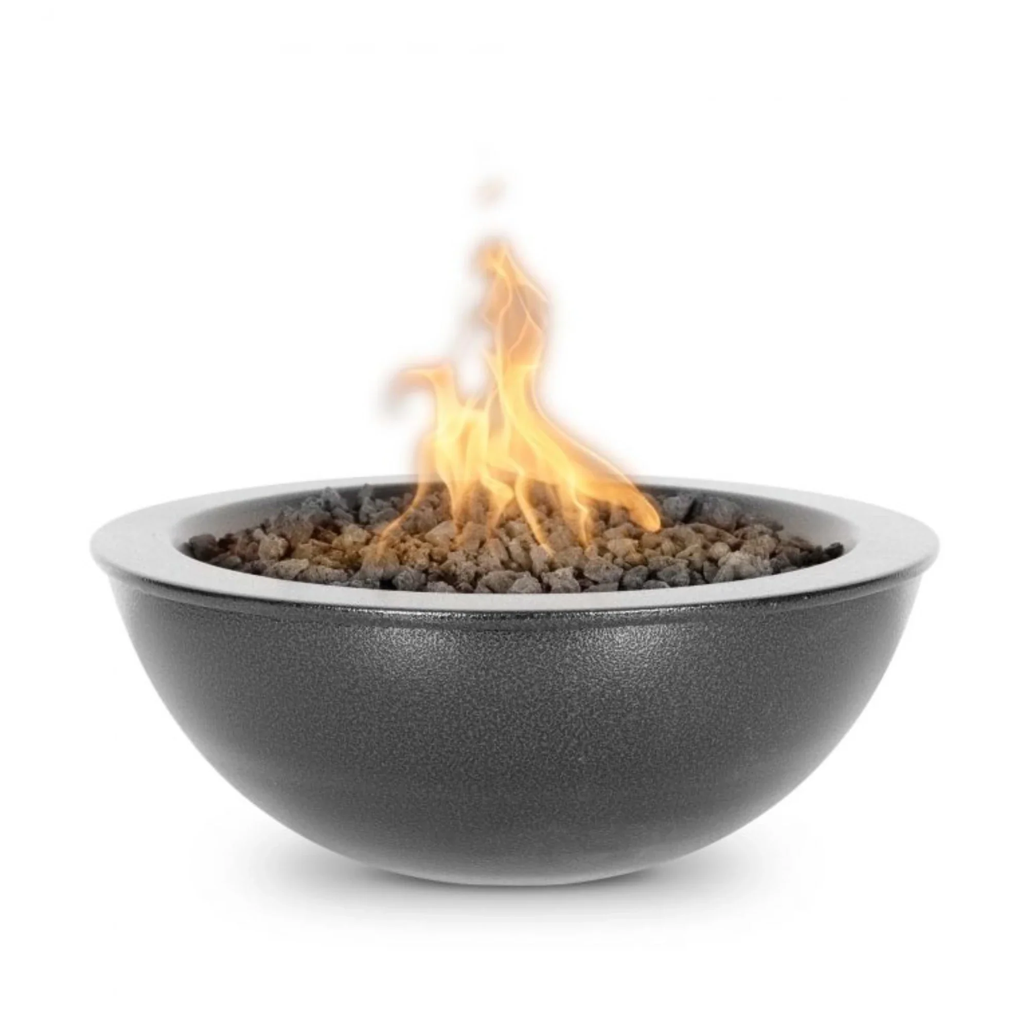The Outdoor Plus Metal Powder Coat Sedona Natural Gas Fire Bowl - Image 4