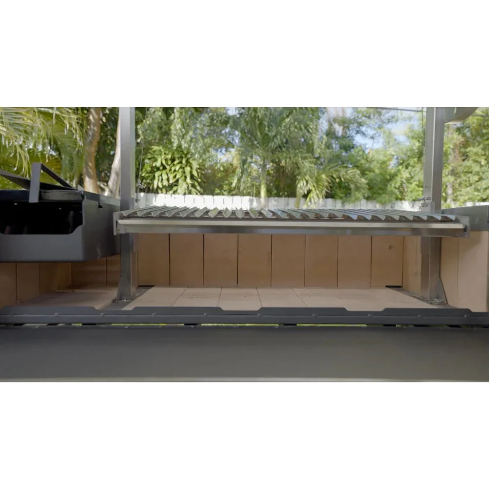 Nuke Puma Freestanding Argentine Charcoal Grill with Santa Maria System - Image 7