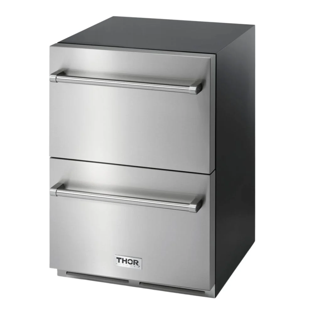 THOR Kitchen 24-Inch Indoor/Outdoor Undercounter Refrigerator Drawer - Image 2