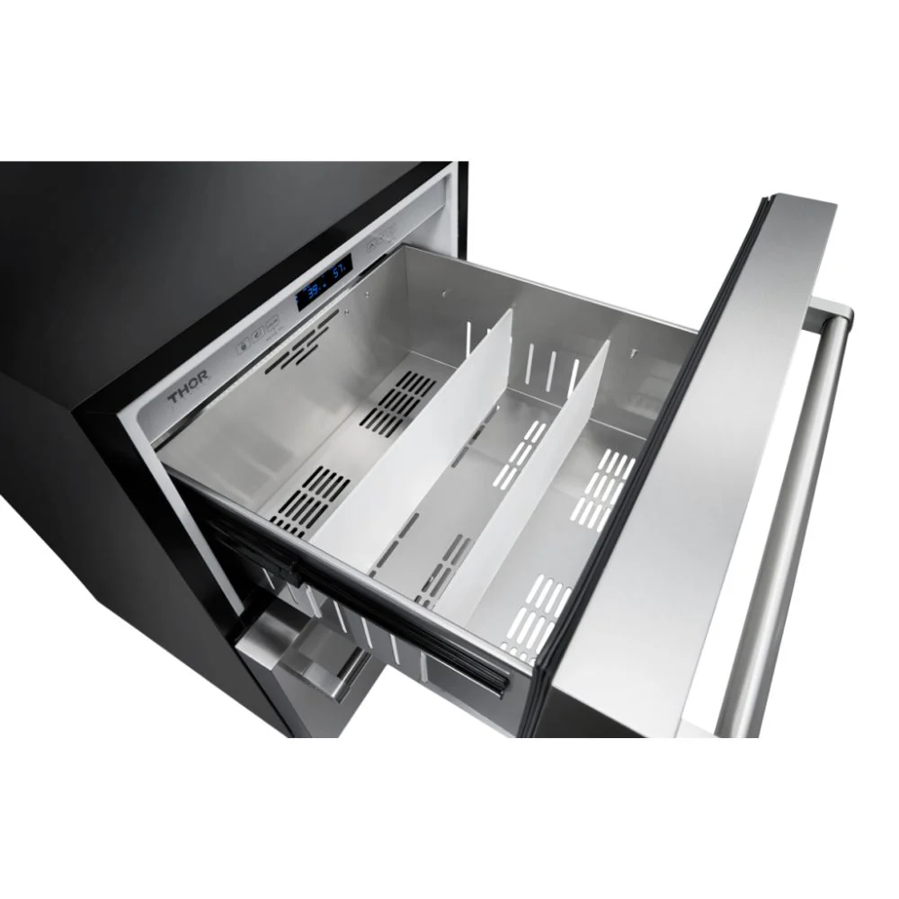 THOR Kitchen 24-Inch Indoor/Outdoor Undercounter Refrigerator Drawer - Image 6