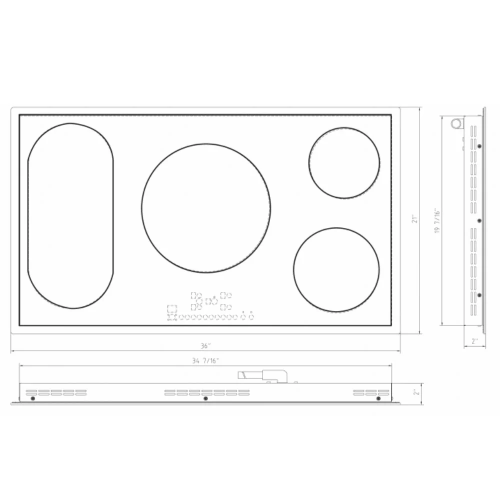 Thor Kitchen Professional 36-Inch Electric Cooktop - Image 5