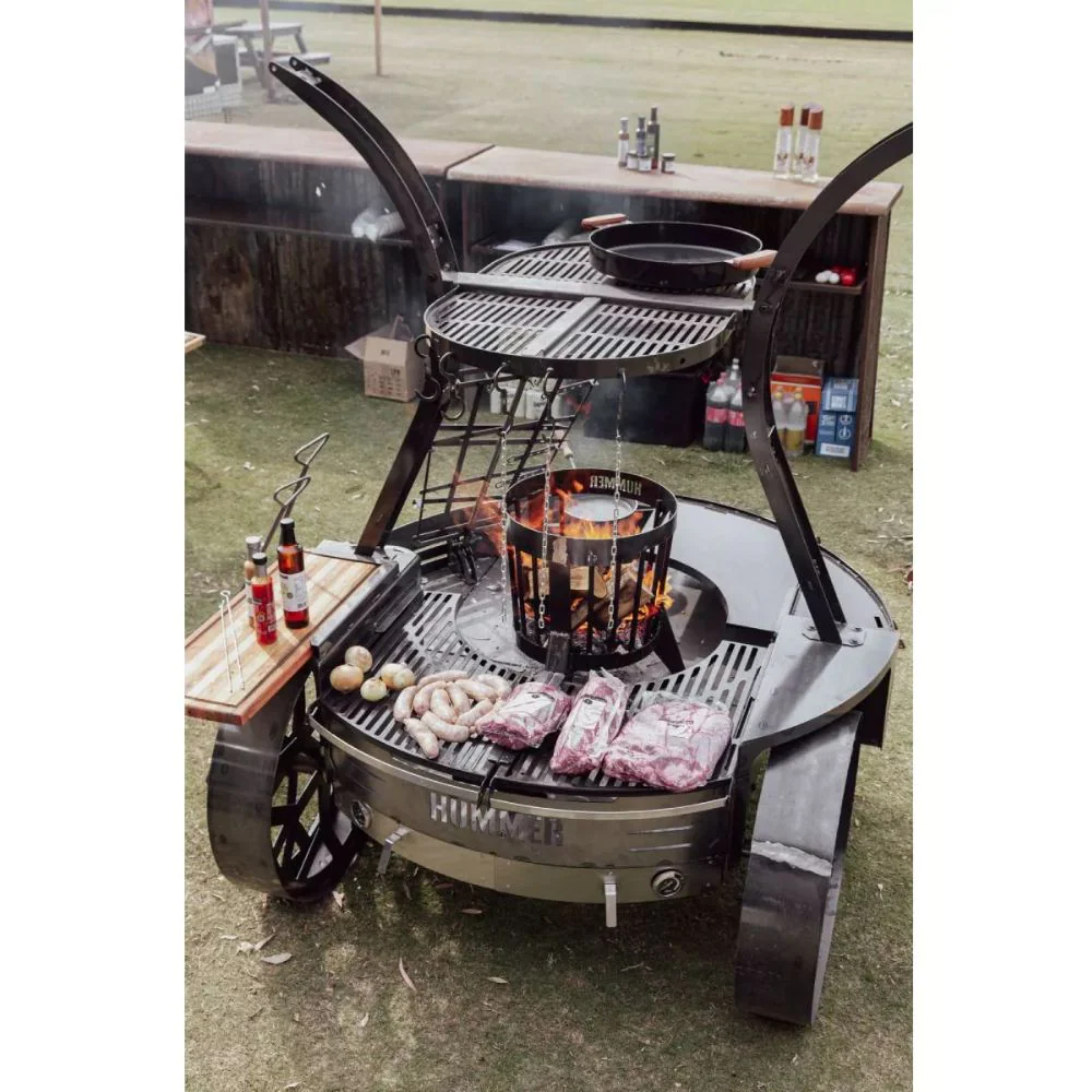 Tromen Hummer Firepit Open Fire Argentine Mega Grill with Oven - Image 5
