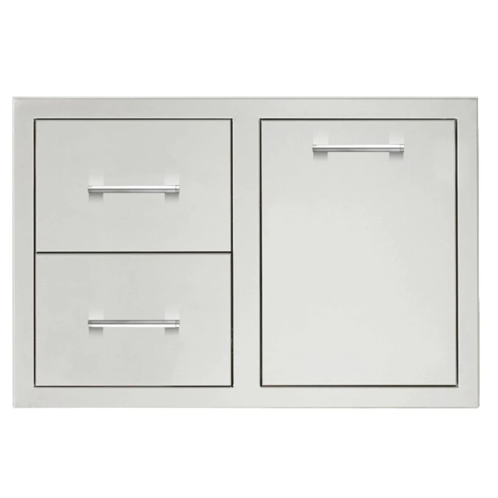 TrueFlame 33" 2-Drawer & Access Door Combo
