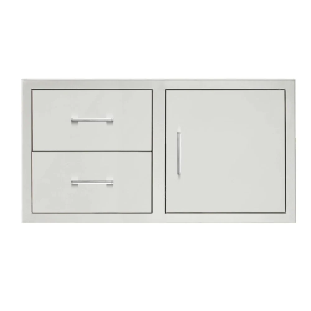 TrueFlame 42" 2-Drawer & Access Door Combo