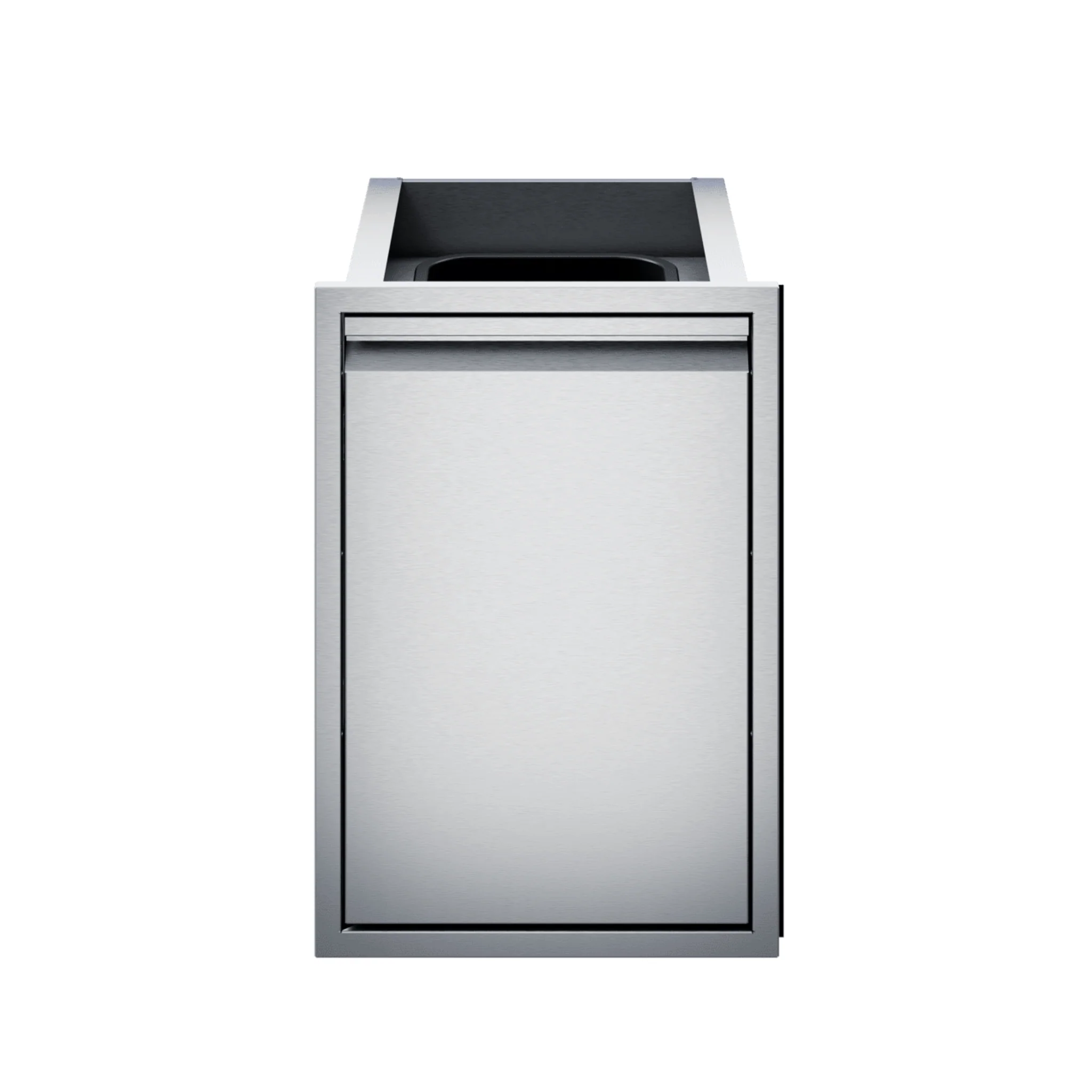 Twin Eagles 18-Inch Roll-Out Stainless Steel Trash Bin