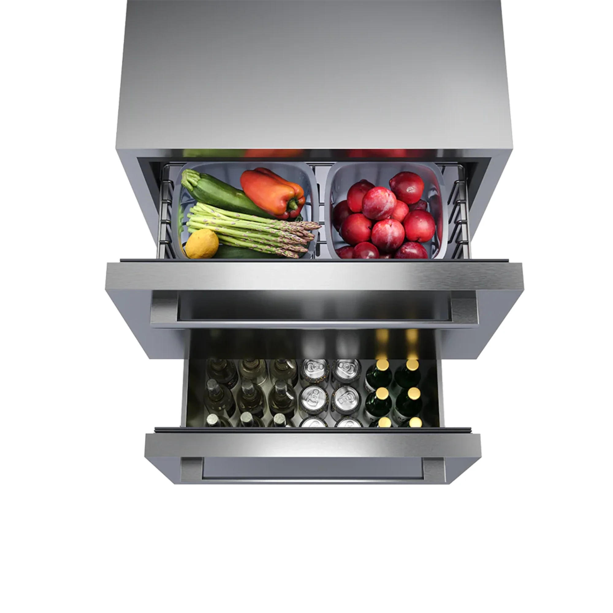 Twin Eagles 24-Inch Refrigerated Double Drawer - TE24D - Image 3