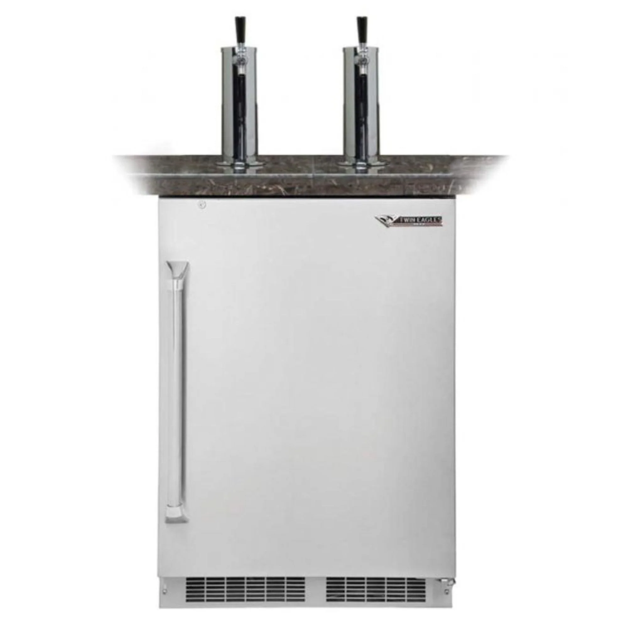 Twin Eagles TEBK242-G 24x34.75-Inch Built-In Twin Tap Beer Keg Dispenser