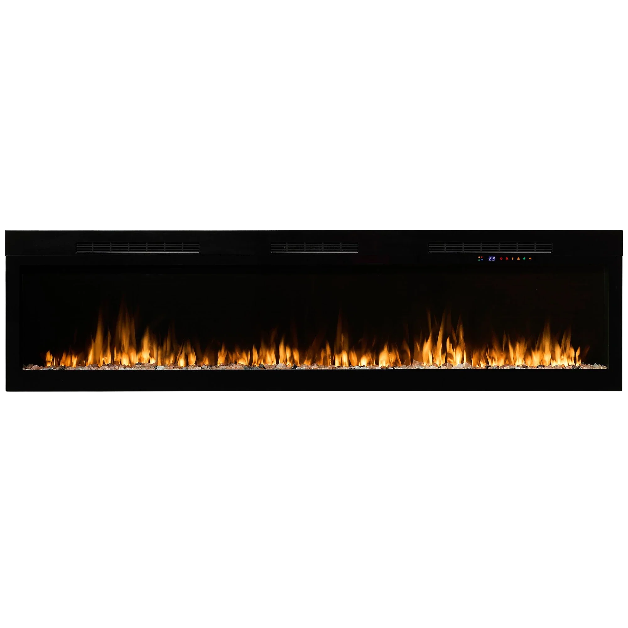 Vital Sense 74 Inch Linear Electric Fireplace