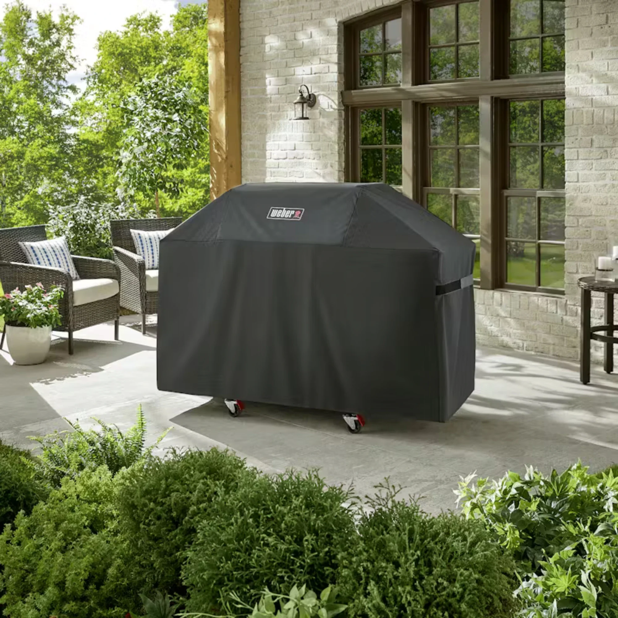 Weber 7757 Premium Grill Cover for Genesis 300 Series Gas Grills - Image 2