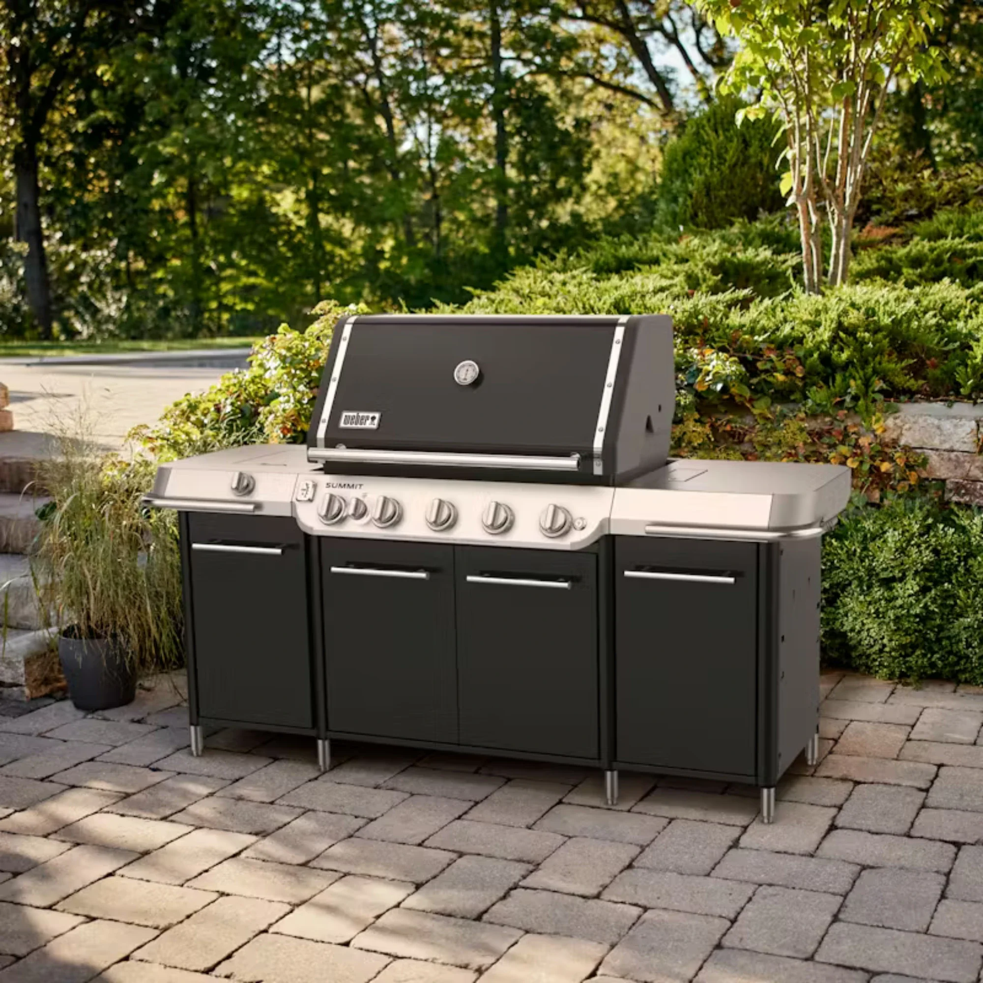 Weber Summit GC38 E Freestanding Gas Grill Center - Image 5