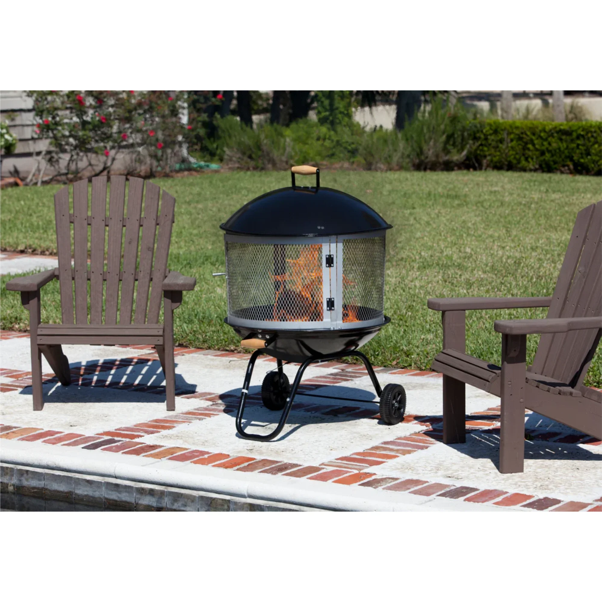 Well Traveled Living 28-Inch Bessemer Patio Fireplace - Image 3