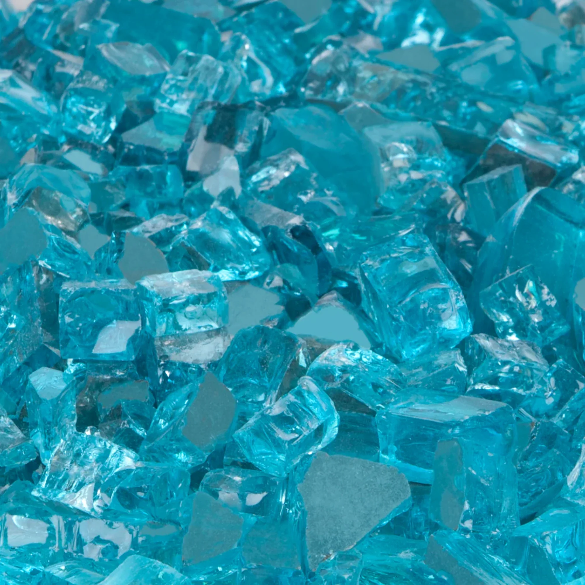 Well Traveled Living Bahama Blue Reflective Fire Glass - Image 2