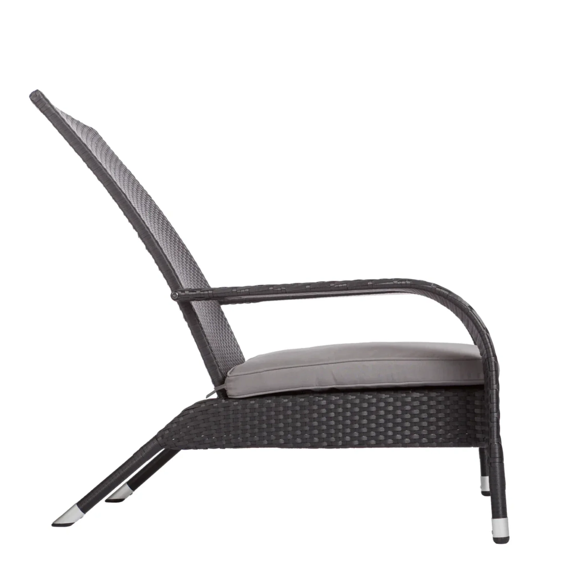 Well Traveled Living Black Coconino Wicker Chair - Image 4