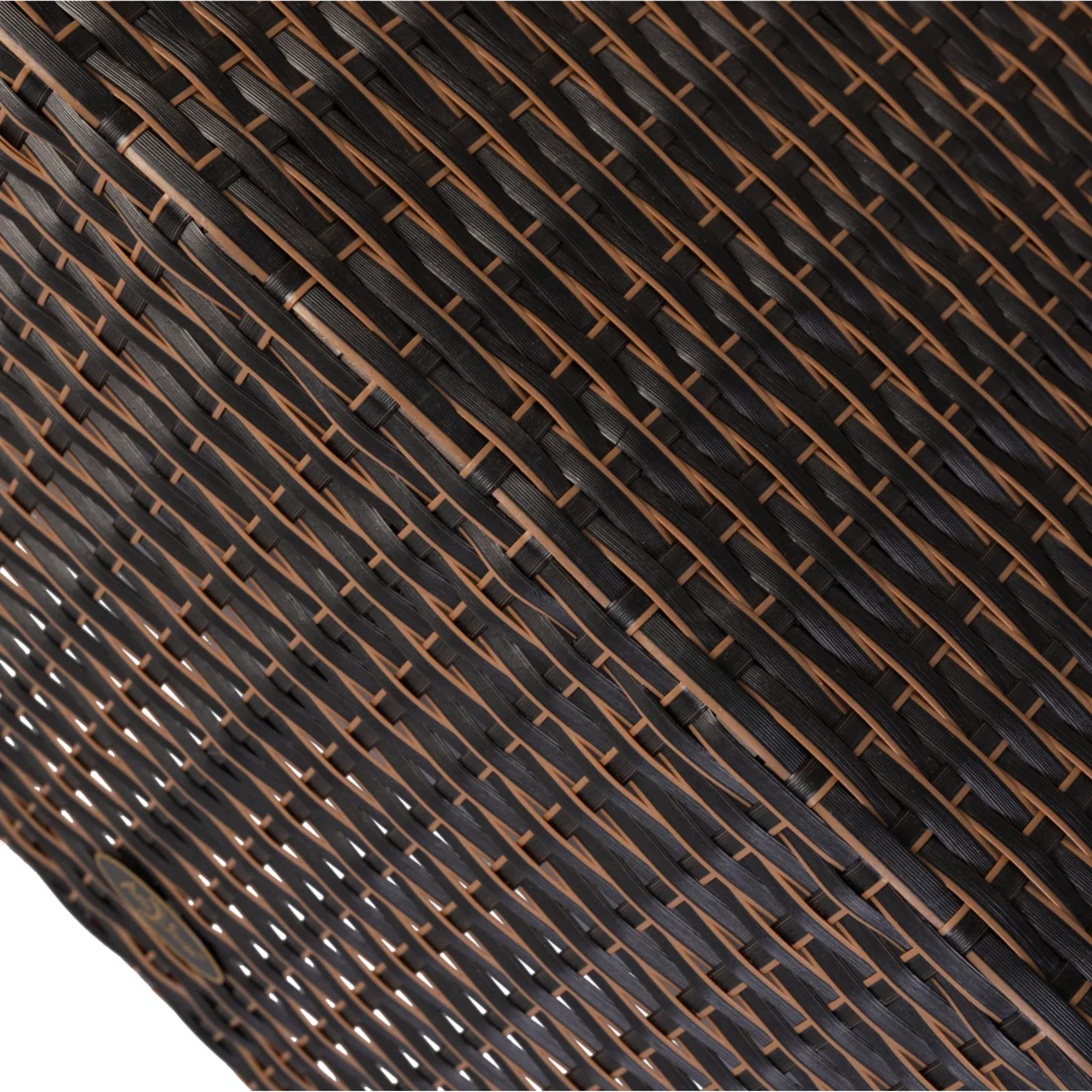 Well Traveled Living Bondi Deluxe Armchair in Mocha Wicker - Image 4