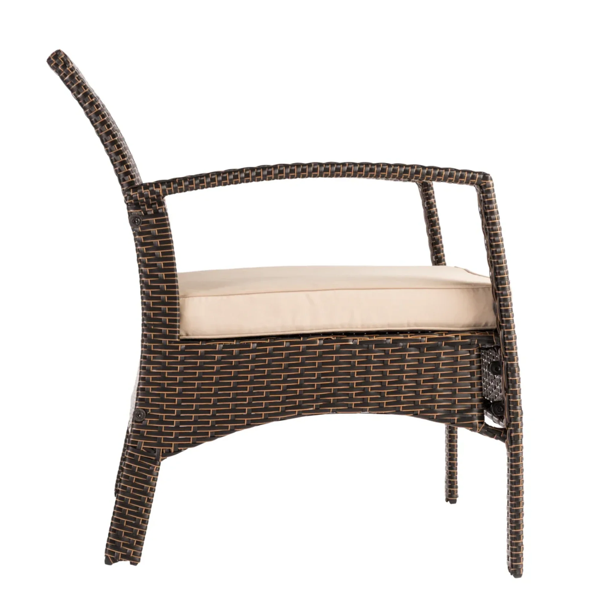 Well Traveled Living Bondi Wicker Outdoor Armchair - Image 3