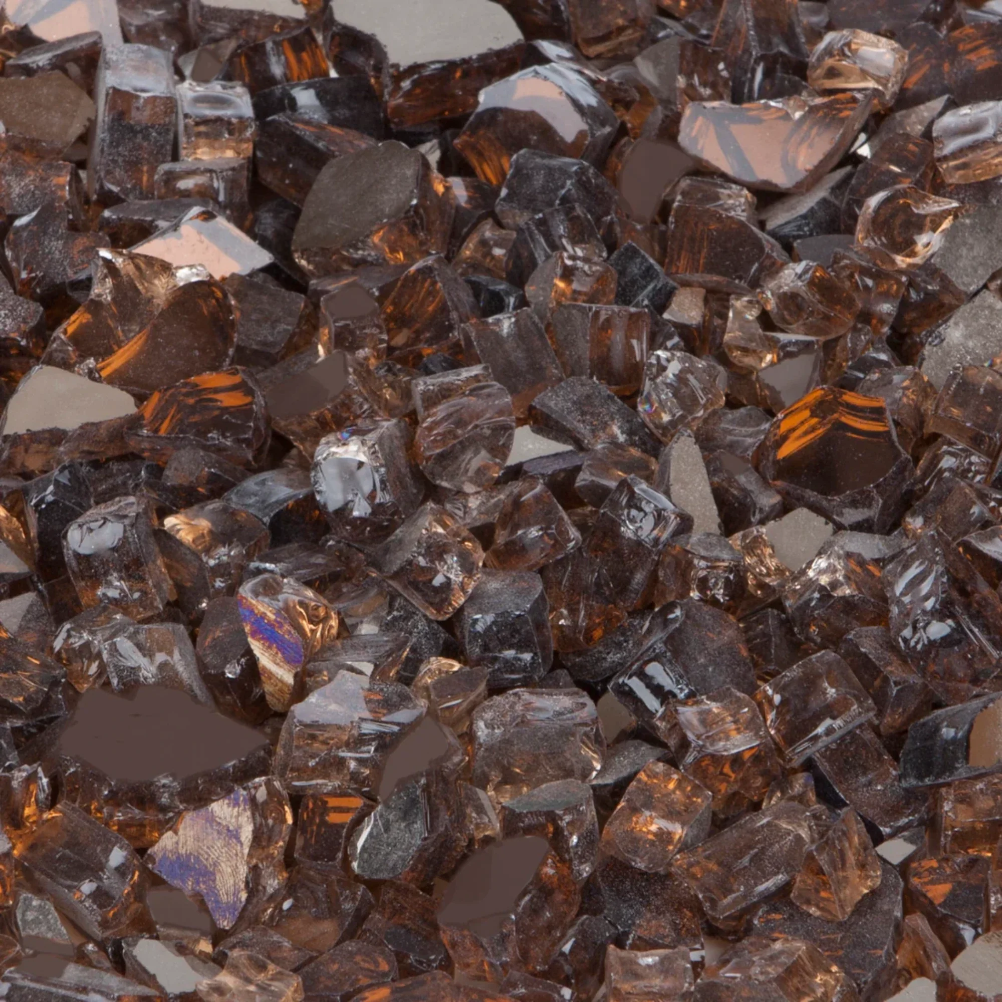 Well Traveled Living Burnt Bronze Reflective Fire Glass - Image 2