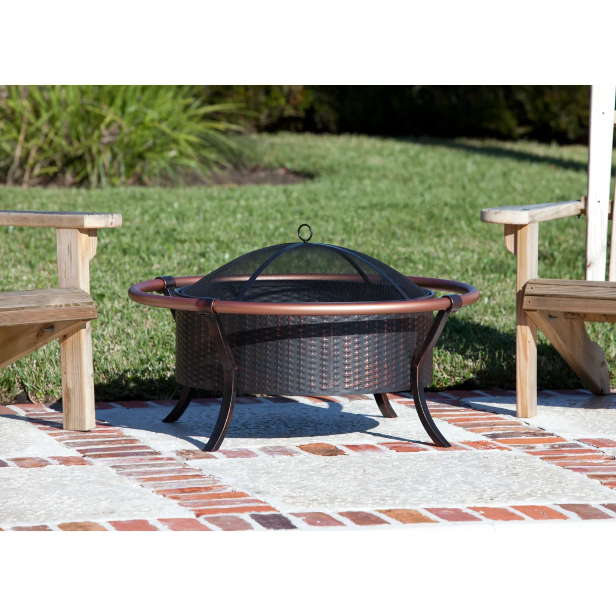 Well Traveled Living Copper Rail Fire Pit - Image 3