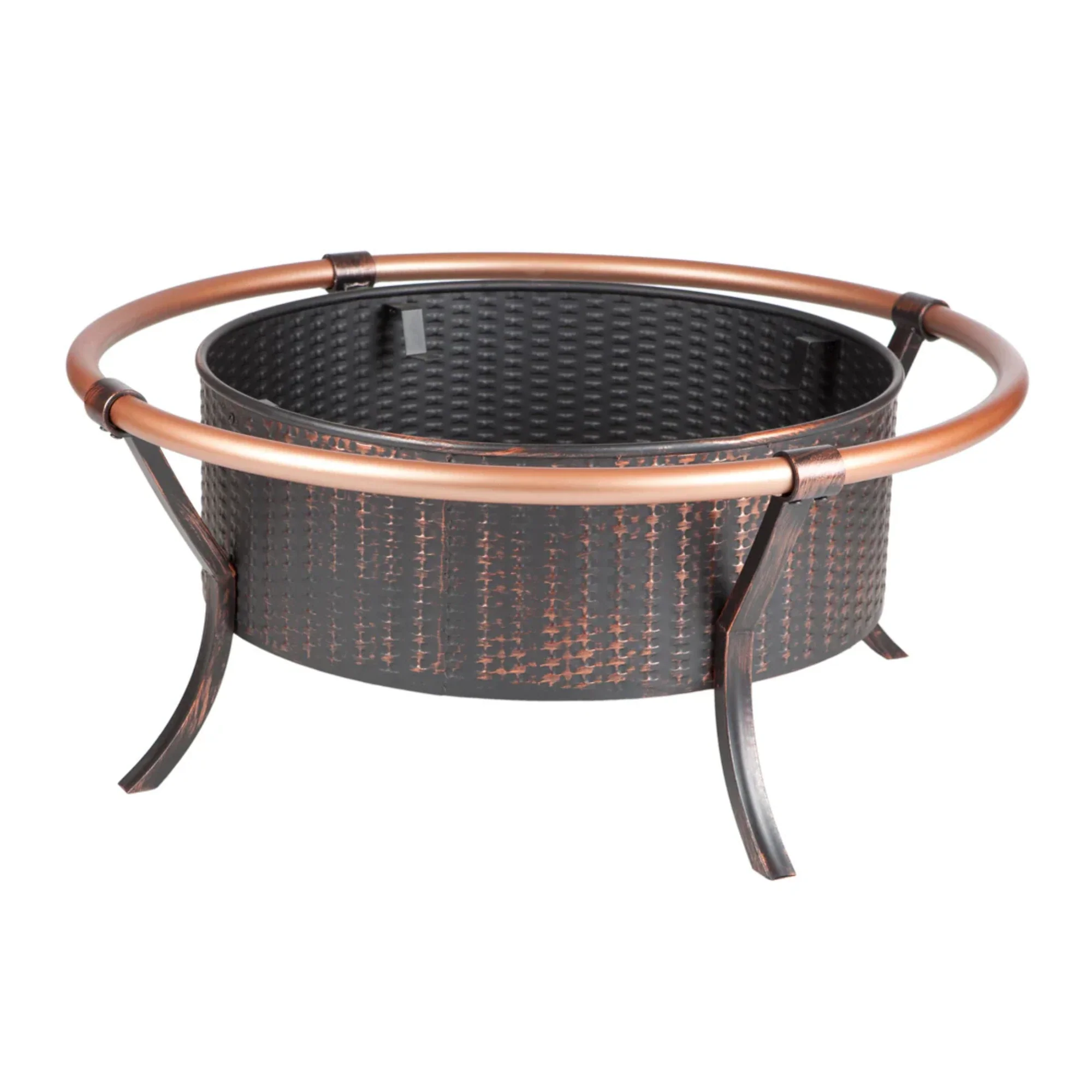 Well Traveled Living Copper Rail Fire Pit - Image 8
