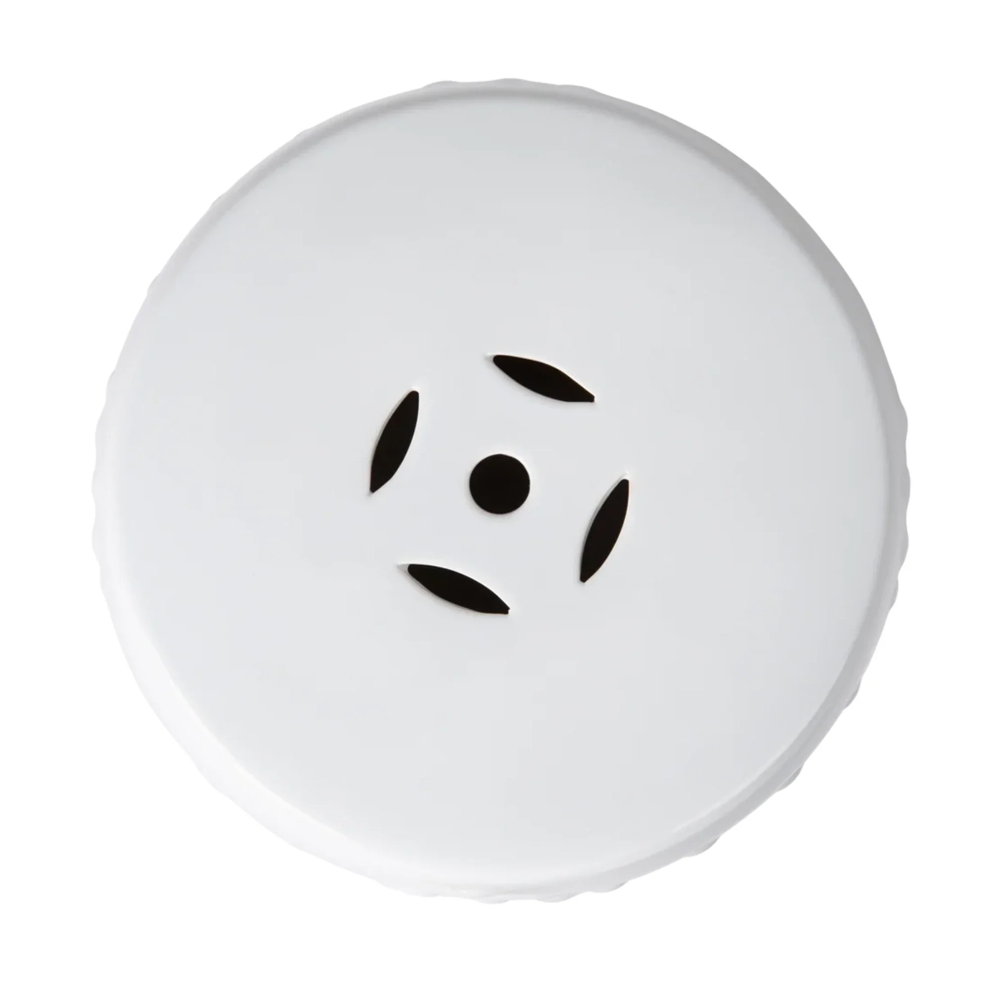 Well Traveled Living Double-Medallion Ceramic Stool in Optic White - Image 5