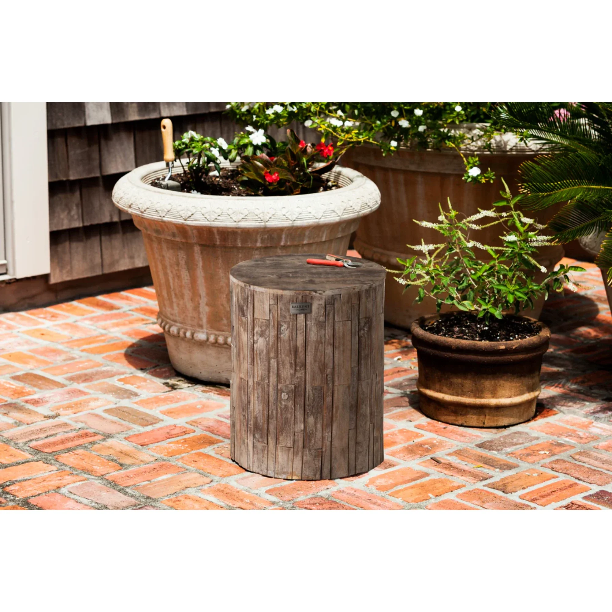 Well Traveled Living Elyse Round Garden Stool - Image 7