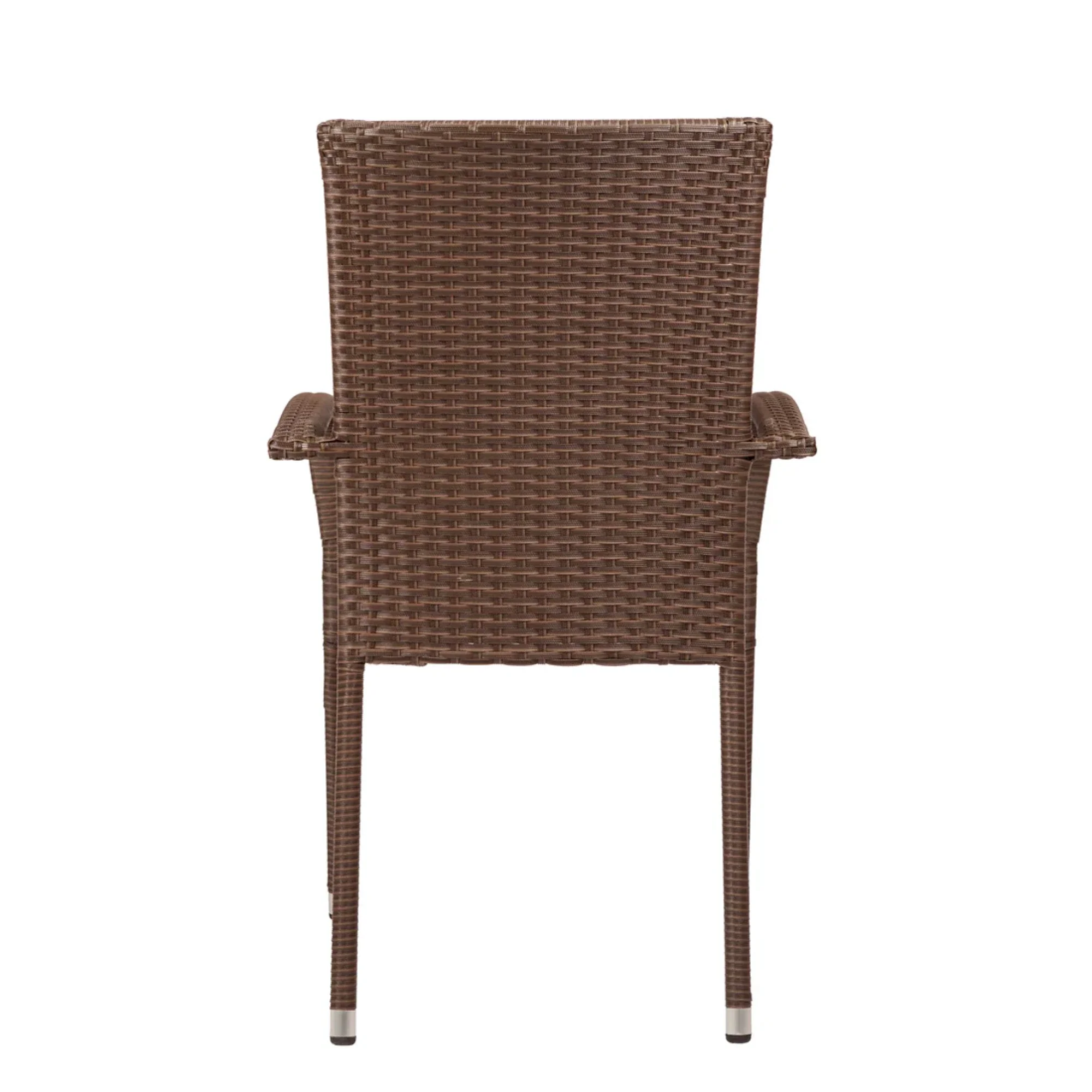 Well Traveled Living Set of 4 Morgan Outdoor Wicker Chairs - Image 4