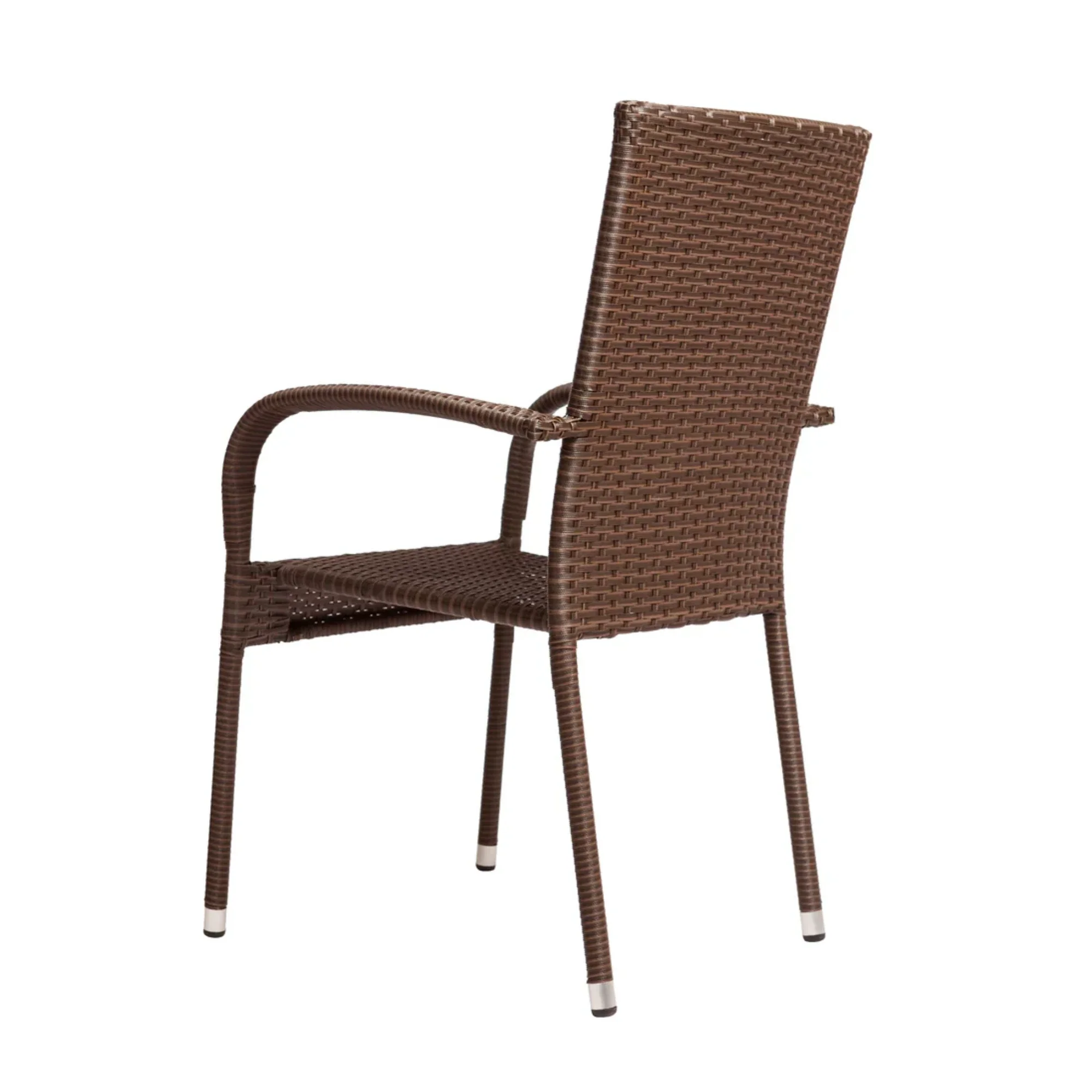 Well Traveled Living Set of 4 Morgan Outdoor Wicker Chairs - Image 5