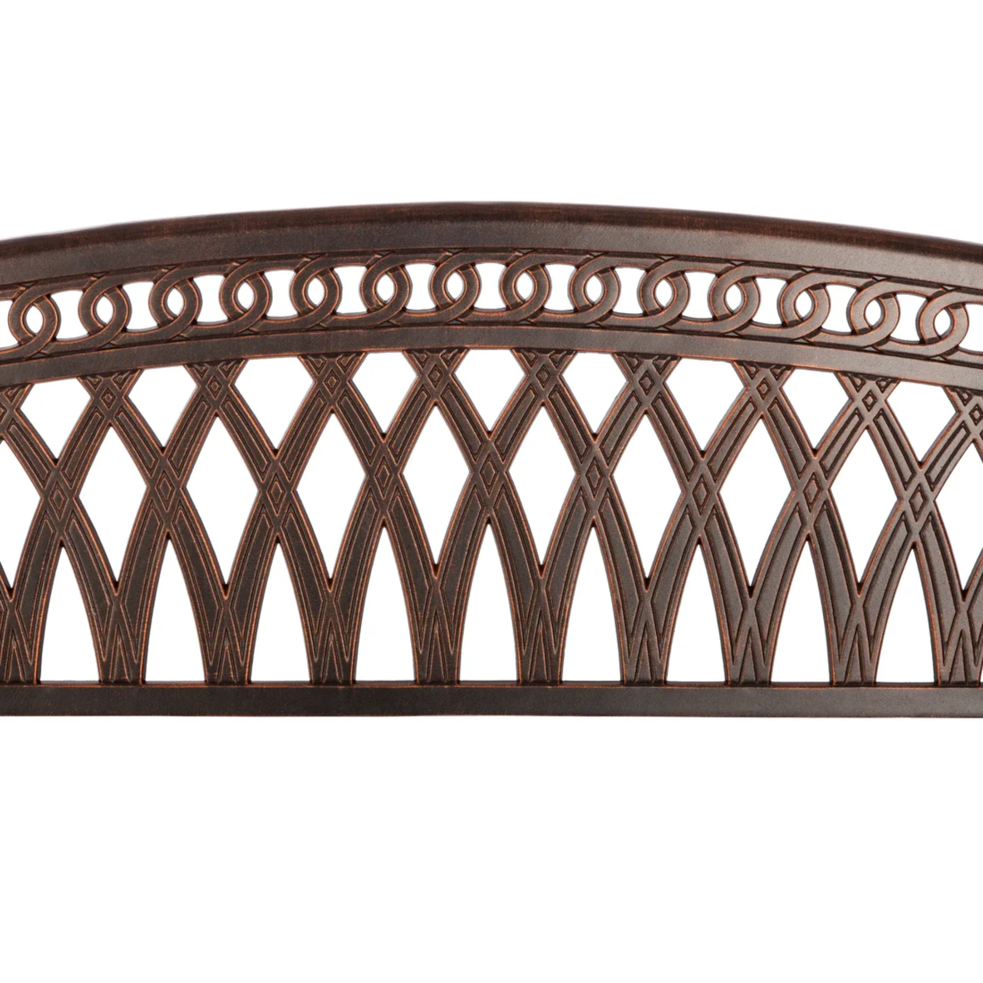 Well Traveled Living Simone Cast Aluminum Bench - Image 3