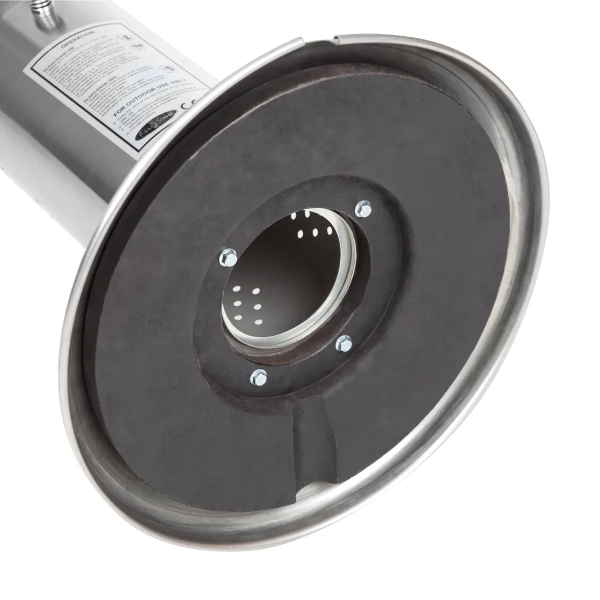 Well Traveled Living Stainless Steel Propane Table Top Patio Heater - Image 3