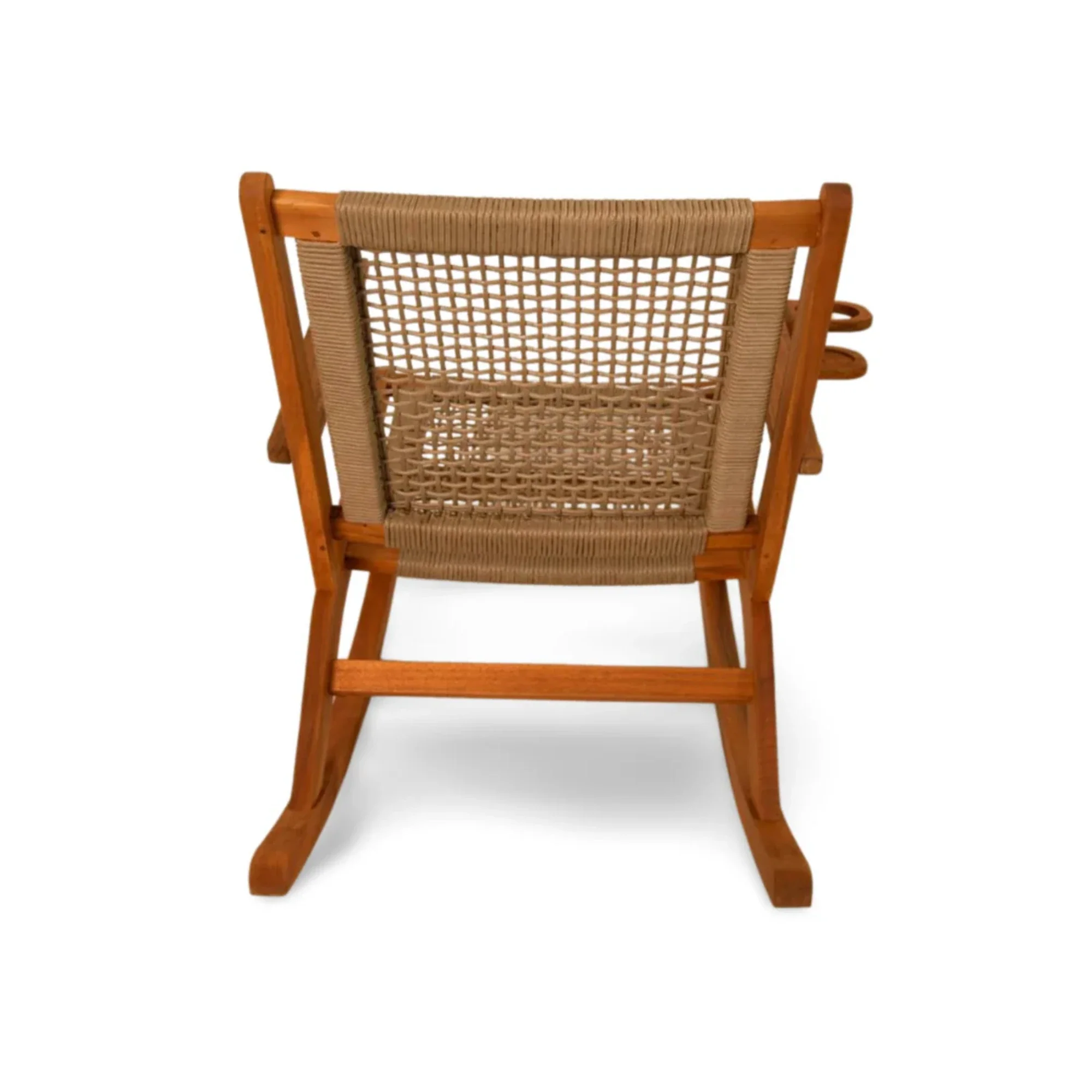 Well Traveled Living Vega Outdoor Rocking Chair with Beverage Holder - Image 3