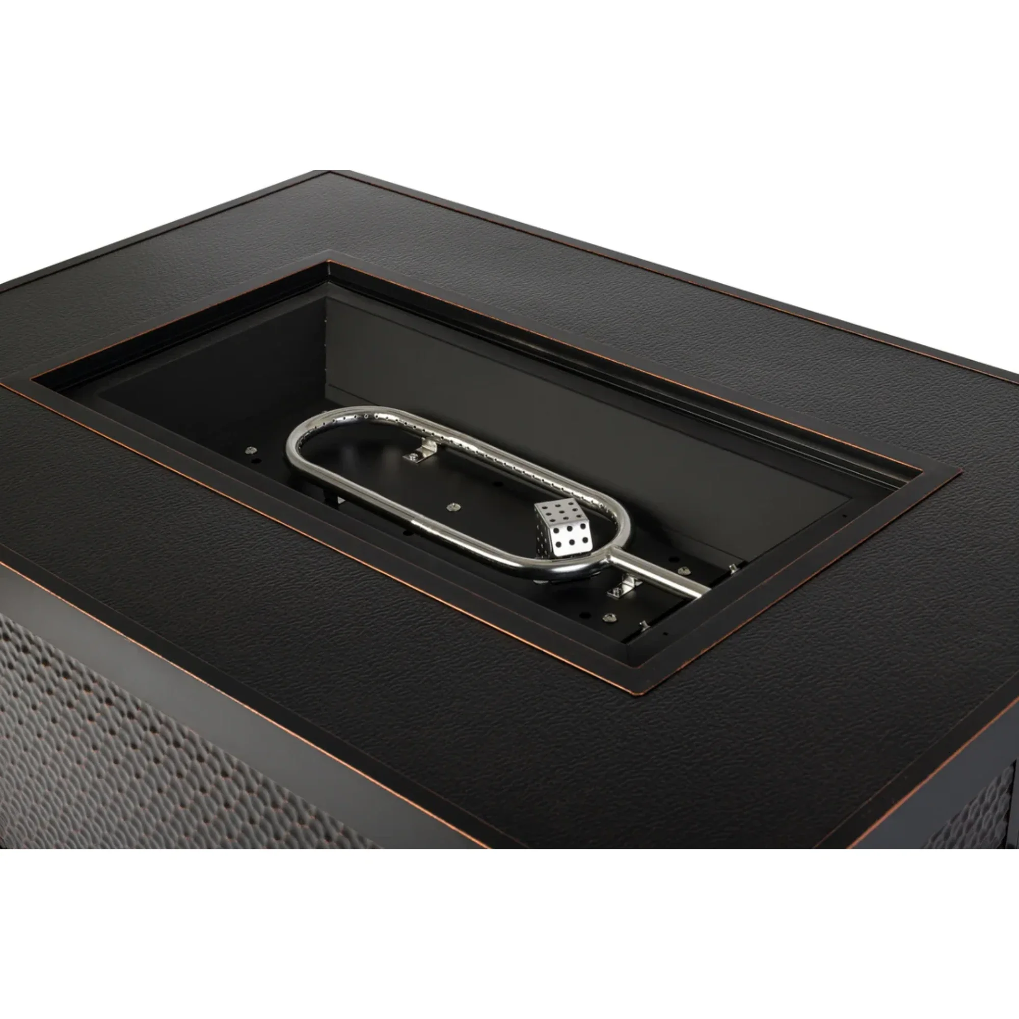 Well Traveled Living Weyland Rectangle Aluminum Propane Fire Pit - Image 3