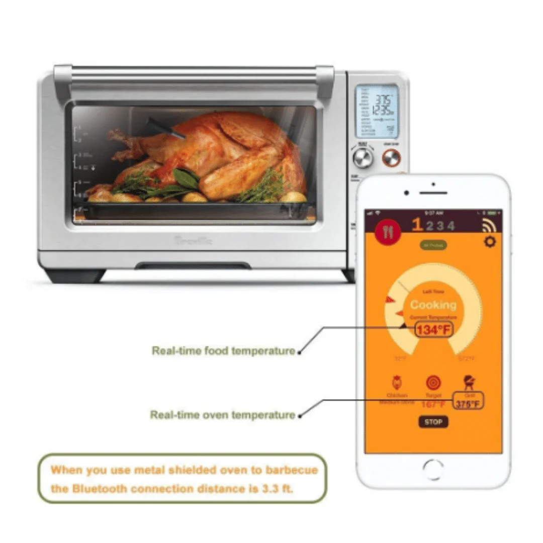 GWPro Wireless Meat Food Thermometer for Grill BBQ Smart Digital Bluetooth - Image 4
